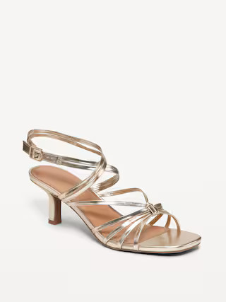 Strappy Stiletto Heel Sandals | Old Navy (US)