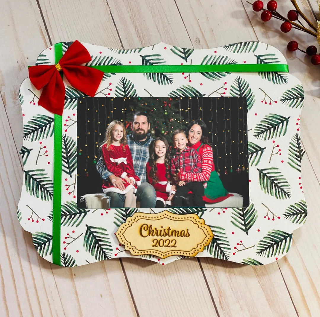Green Holly-limited Edition Christmas Frame-christmas Decorations Christmas Picture Frame Persona... | Etsy (US)