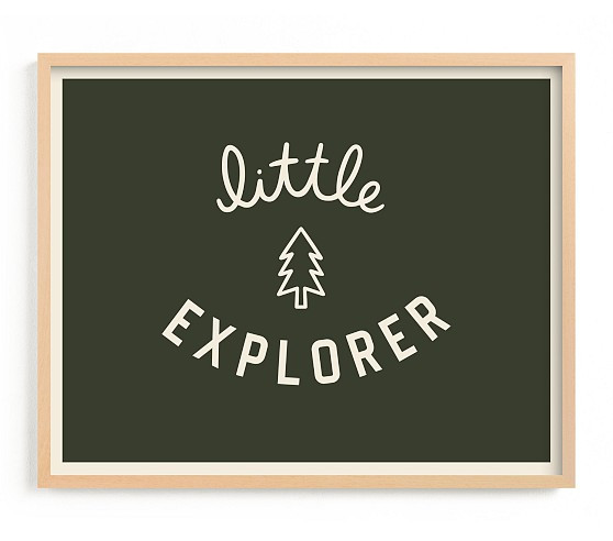 Minted® Little Explorer Flag Wall Art by Little Merry Market | Pottery Barn Kids