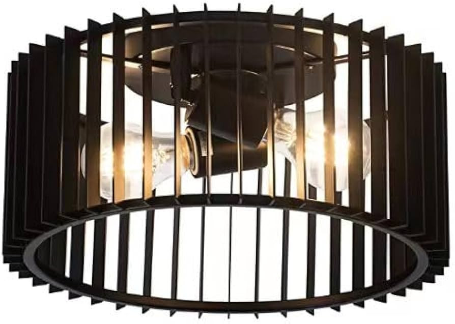 Modern Black Flush Mount Ceiling Light Fixture, ​Farmhouse Light Fixture for Kitchen Island Ent... | Amazon (US)