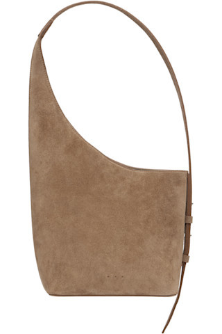 Taupe Demi Lune Bag | SSENSE