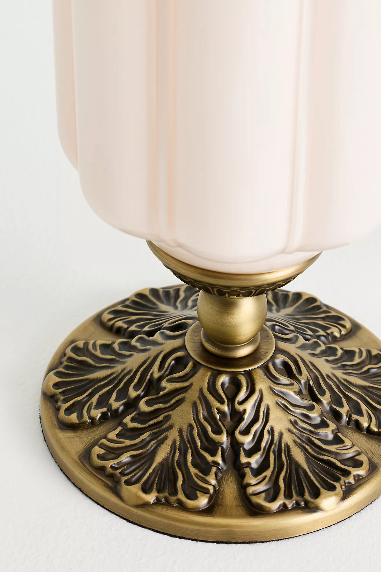 The Eloise Scallop Milk Glass Table Lamp | Anthropologie (US)