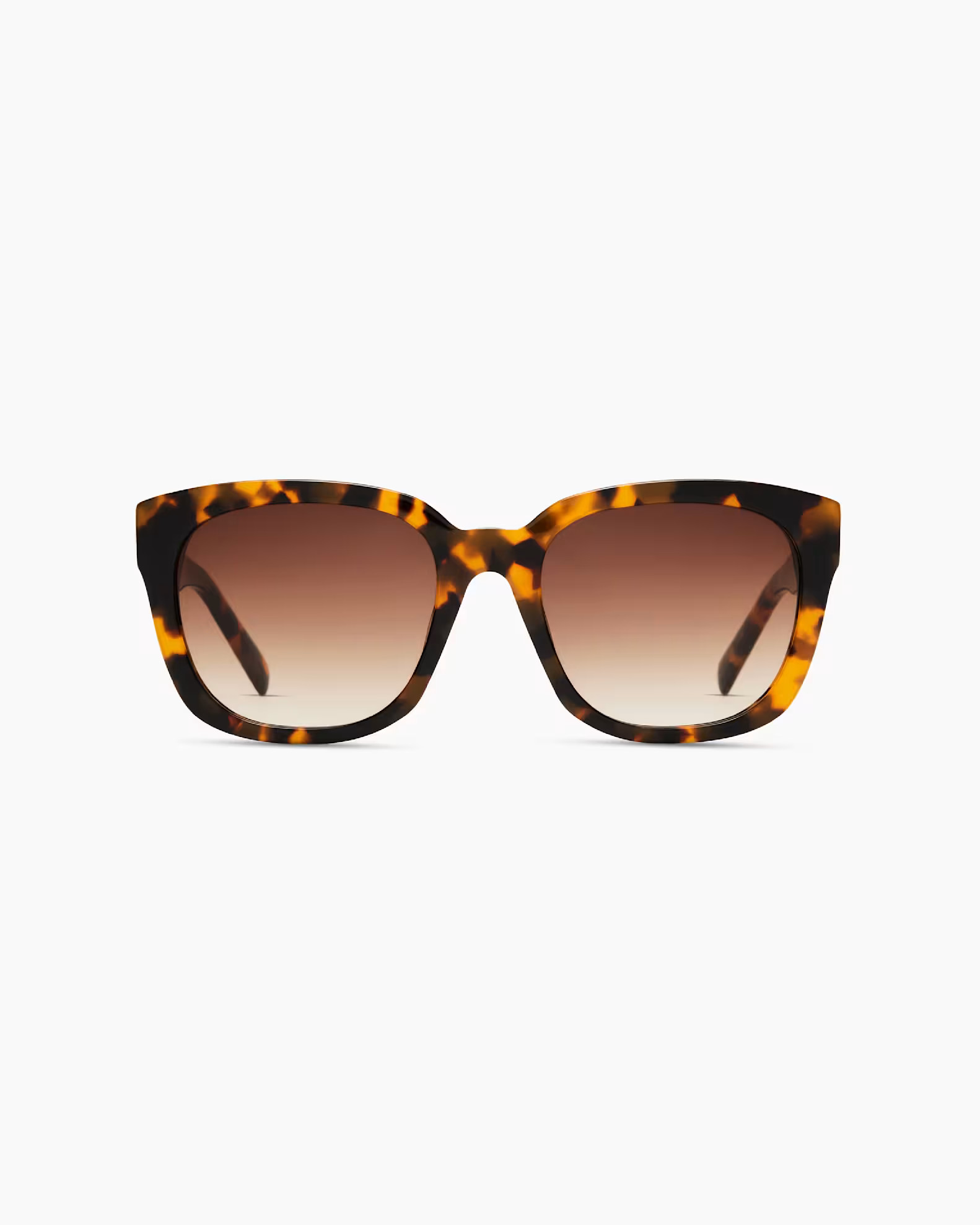 Barcelona Polarized Acetate Sunglasses in Fawn Tortoise with Brown Gradient lens | Quince