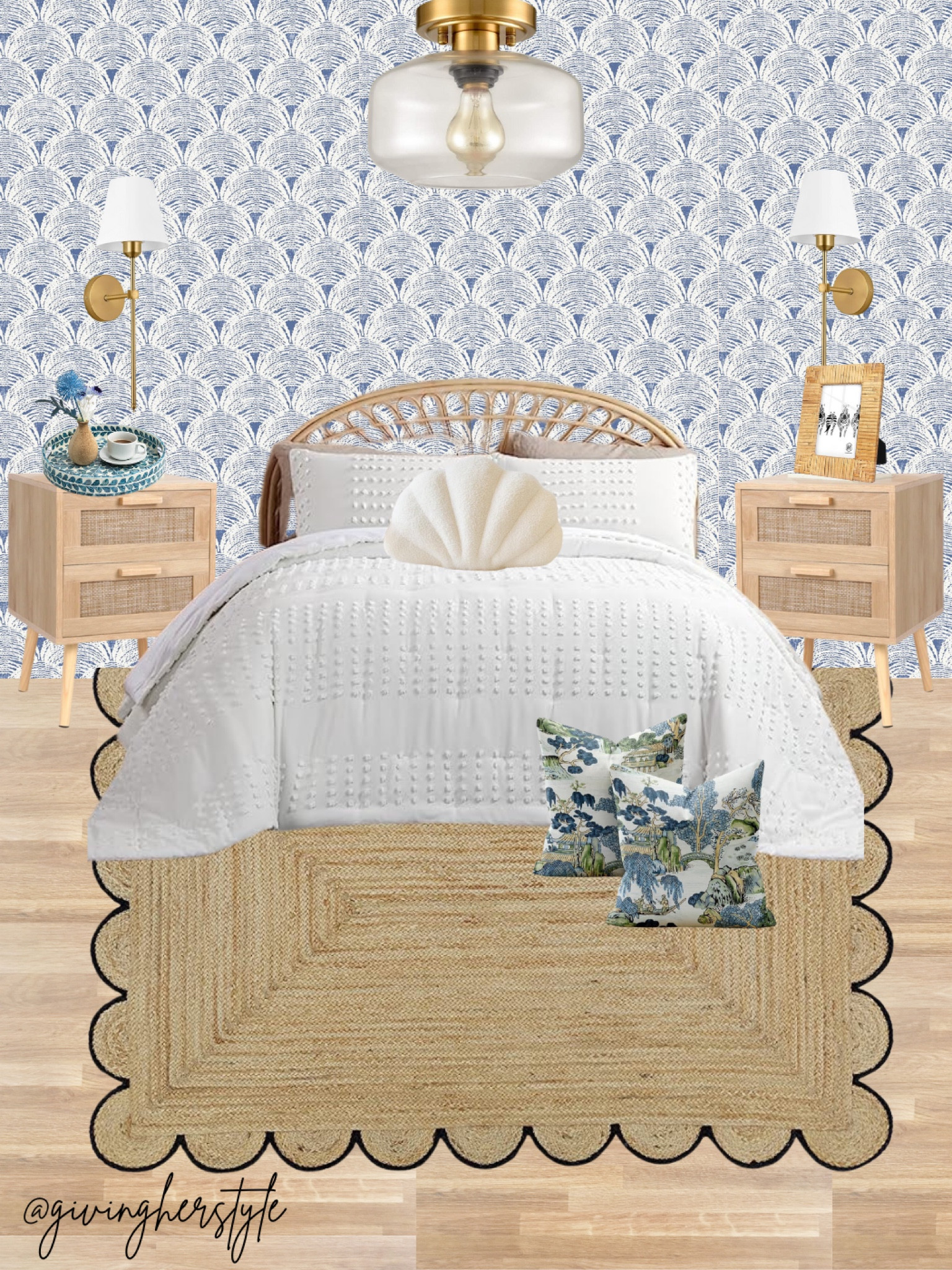 Bedroom mood board, coastal bedroom design, bedroom inspo, bedroom decor, bedroom lamps, bedroom furniture, bedroom rug, looks for less, Serena and Lily, save vs splurge, throw pillow, beach bedroom, condo bedroom, nightstands, bed frame, bedroom inspiration, interior design
#bedroom #moodboard

#LTKHome #LTKStyleTip #LTKSummerSales