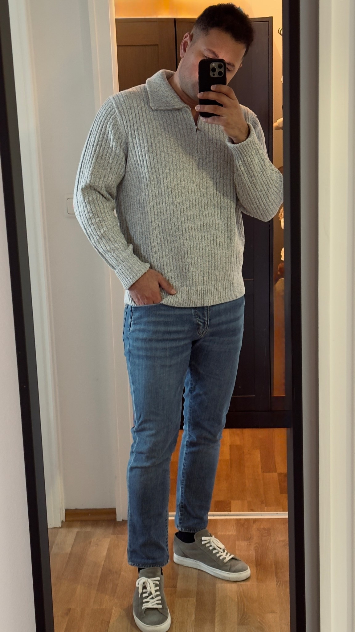 Wool blend sweater with zipper is Size LARGE
——


#LTKgrwm #LTKMens #LTKootd