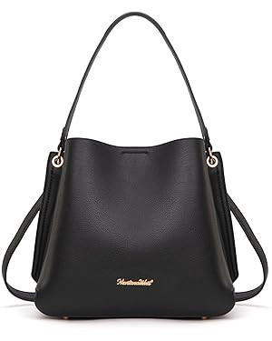 Montana West Hobo Purse for Women Bucket Shoulder Bag with Crossbody Strap | Amazon (US)