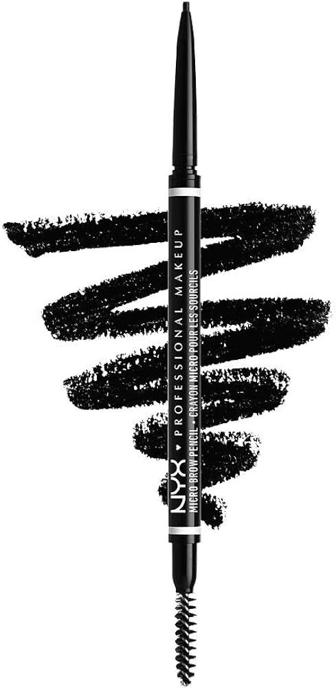 NYX PROFESSIONAL MAKEUP Micro Brow Pencil, Eyebrow Pencil - Black | Amazon (US)