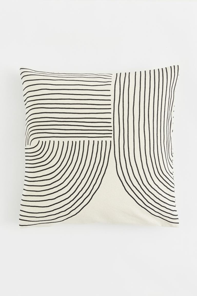 Cotton Canvas Cushion Cover | H&M (US + CA)