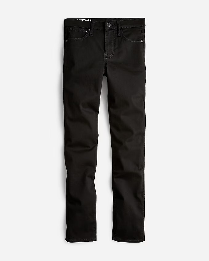 9" mid-rise vintage slim-straight jean in Stay Black wash | J. Crew US