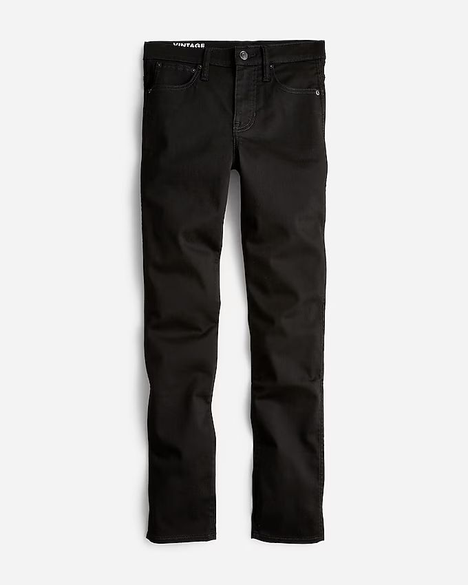 9" mid-rise vintage slim-straight jean in Stay Black wash | J.Crew US
