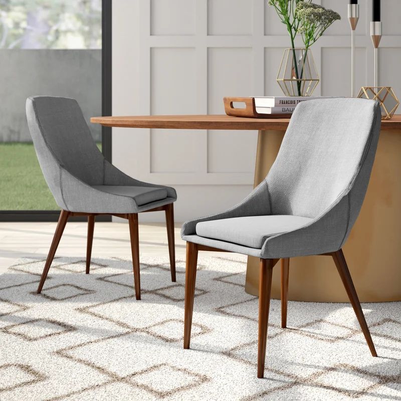 Blaisdell Linen Side Chair (Set of 2) | Wayfair North America