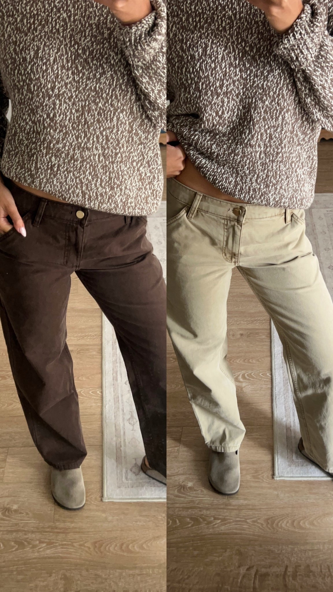Favorite fall outfits start with these pants! I get a 4! They’re lower rise fyi !

#LTKFindsUnder100 #LTKStyleTip #LTKSeasonal