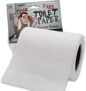 No Tear' Funny Prank Toilet Paper - Impossible to Rip -Fake Novelty Stuff for Adults and Kids - G... | Amazon (US)