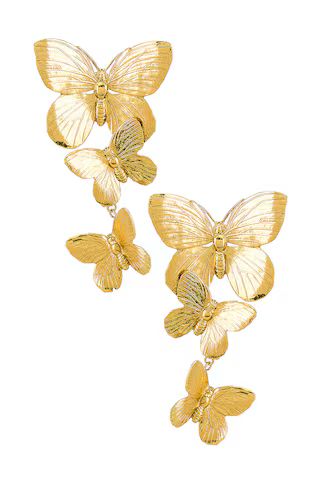 Alessandra Earrings in Gold | Revolve Clothing (Global)