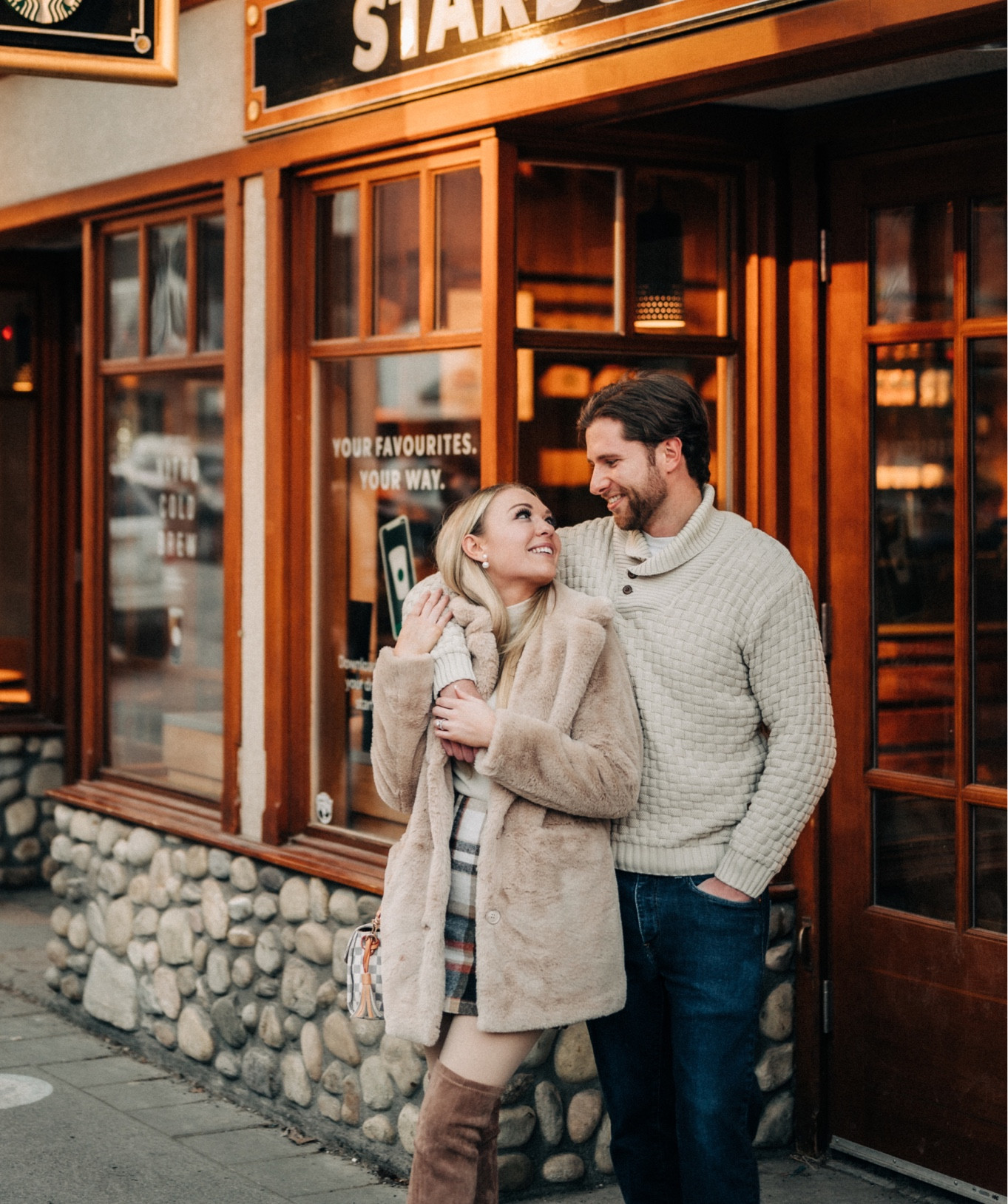 Cozy in the Mountains 🏔️ The SOFTEST faux fur jacket, cream turtleneck, plaid skirt and tan thigh high boots - perfect for strolling through town on a wintery day ❄️ 

#winterfashion #winteroutfit #cozyfashion #furcoat #fauxfur #thighhighboots #plaidskirt

#LTKSeasonal #LTKunder100 #LTKstyletip