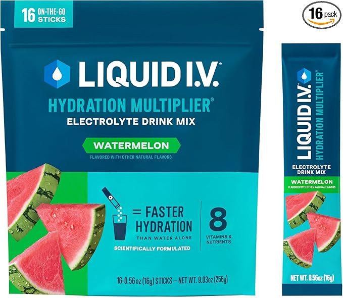 Liquid I.V.® Hydration Multiplier® - Watermelon | Electrolyte Powder Drink Mix | 1 Pack (16 Ser... | Amazon (US)