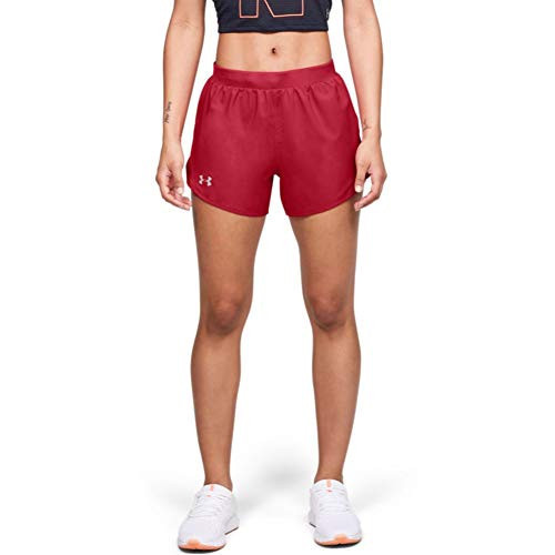 Under Armour Women's Fly by 2.0 Running Shorts, Red (600)/Red, 3X-Large | Amazon (US)