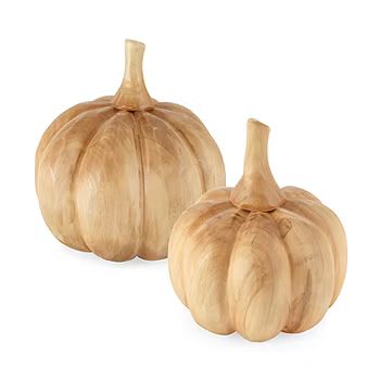 new!Linden Street Wood Pumpkin Tabletop Decor Collection | JCPenney