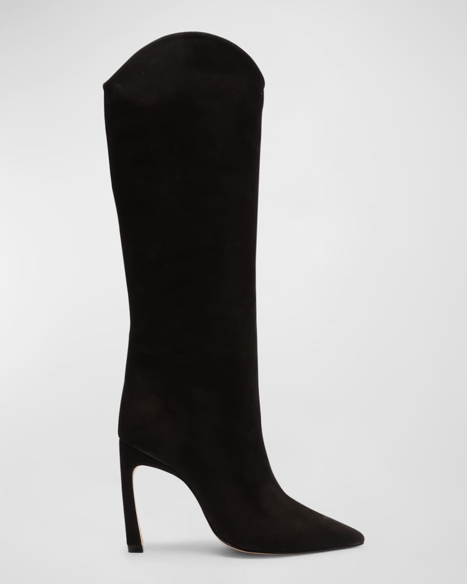 Schutz Maryana Suede Knee Boots | Neiman Marcus