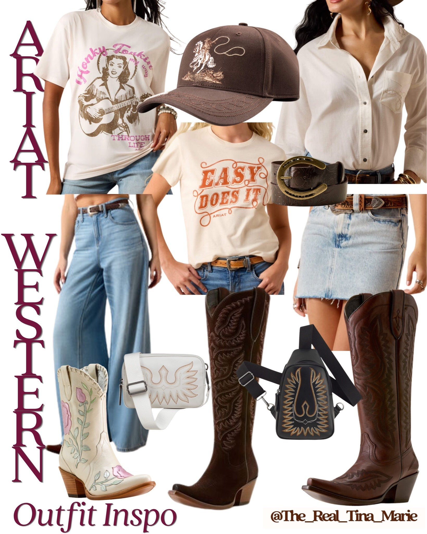 A few western favorites from Ariat to put together your next outfit with 🤎

#WesternFashion #Ariat #NashvilleStyle #OutfitInspo #WesternStyle
