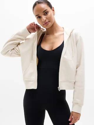 Forever Fleece Full Zip Sweatshirt | Athleta Canada