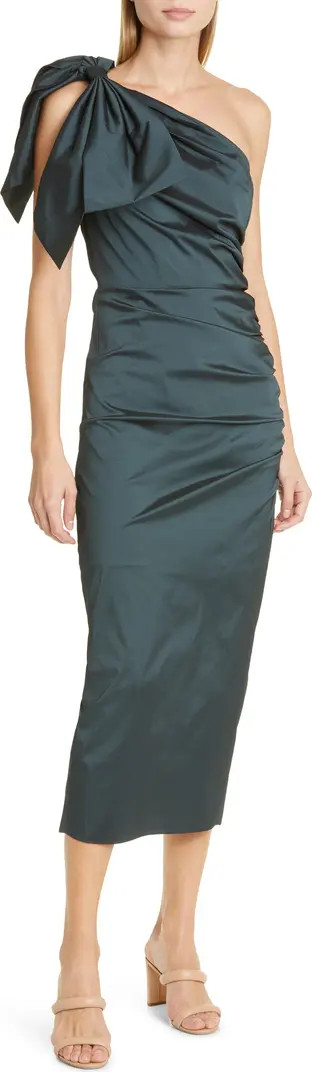 Veronica Beard Beilis Ruched One-Shoulder Cocktail Dress | Nordstrom | Nordstrom