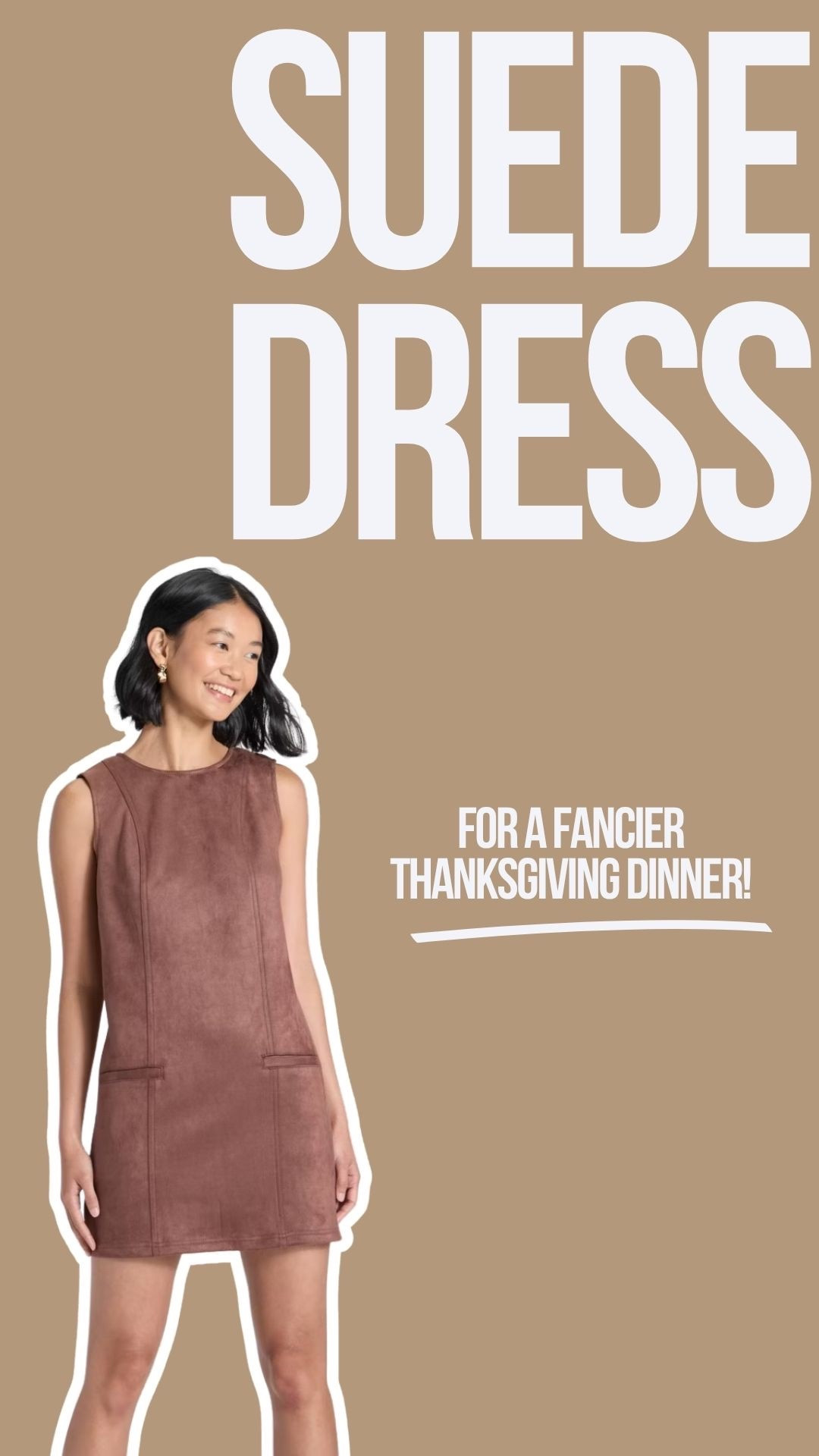 Cute suede dress for thanksgiving outfit! 

#LTKStyleTip #LTKHoliday #LTKootd