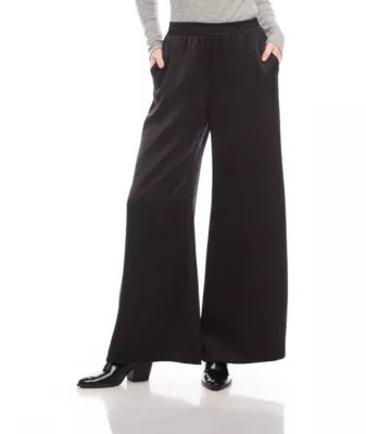 Karen Kane Women's Wide-Leg Pants, Black, Large | Belk