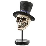 National Tree Skull in Top Hat Table Decoration, Halloween Collection, 12 Inches, Black, (RAH-ZHS119 | Amazon (US)