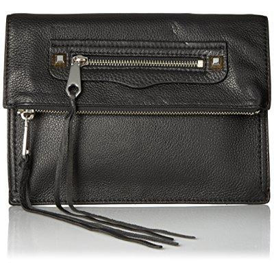 rebecca minkoff small regan clutch, black/black - Walmart.com | Walmart (US)