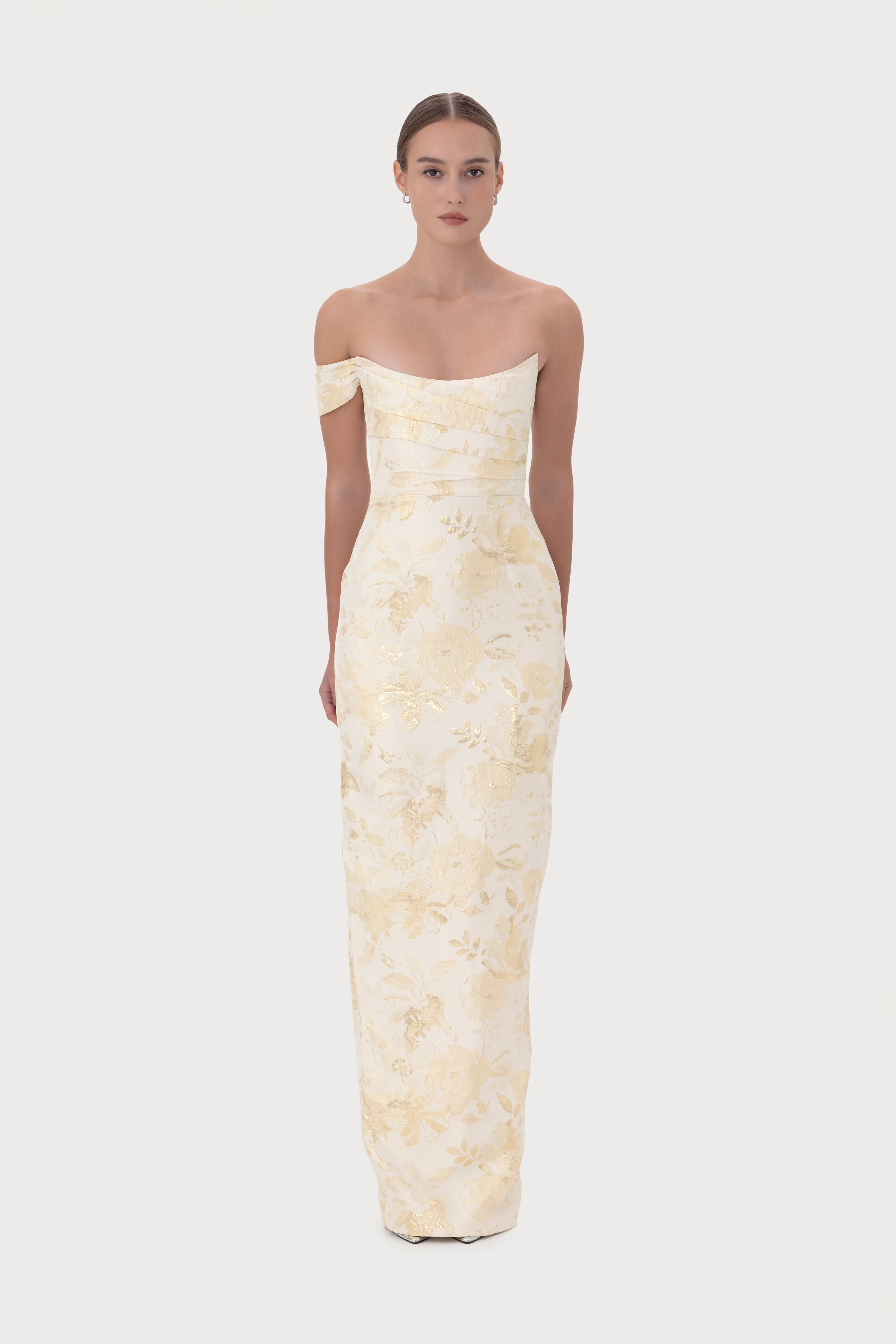 Jackson Jacquard Gown | Sau Lee
