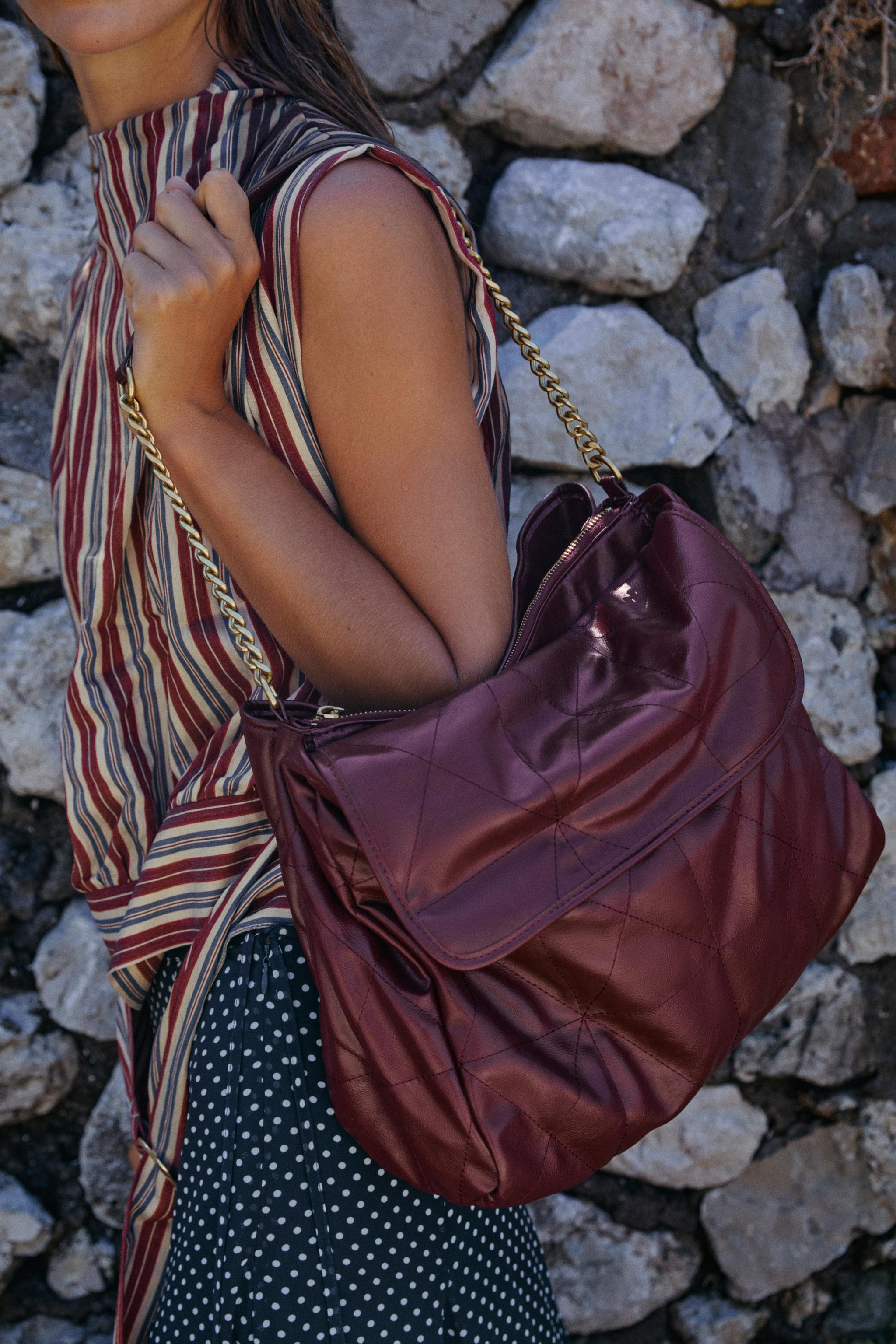 FLAP SHOULDER SHOPPER BAG | Zara US