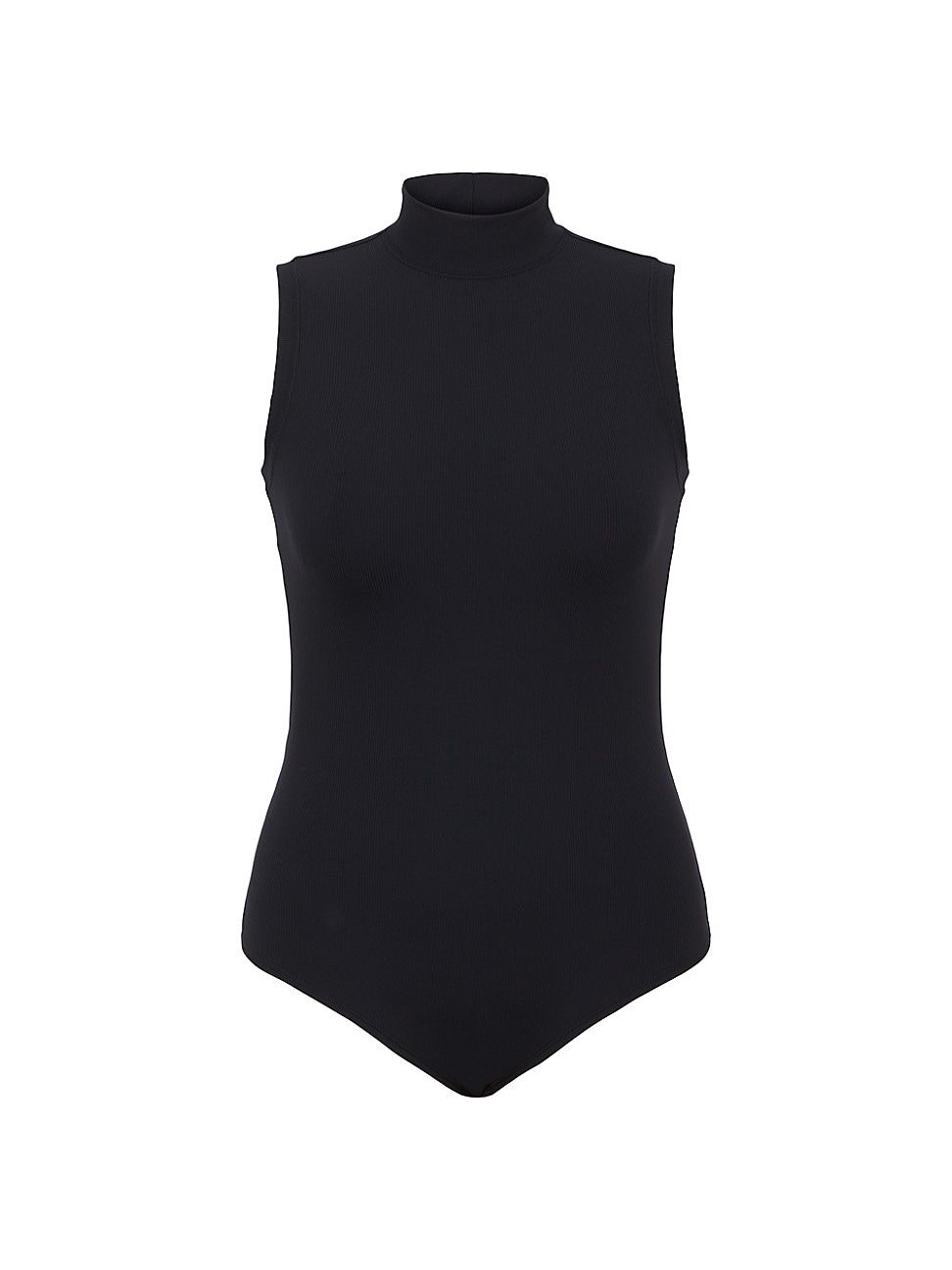 Women's Mock Turtleneck Bodysuit - Cassic Black - Size Large | Saks Fifth Avenue