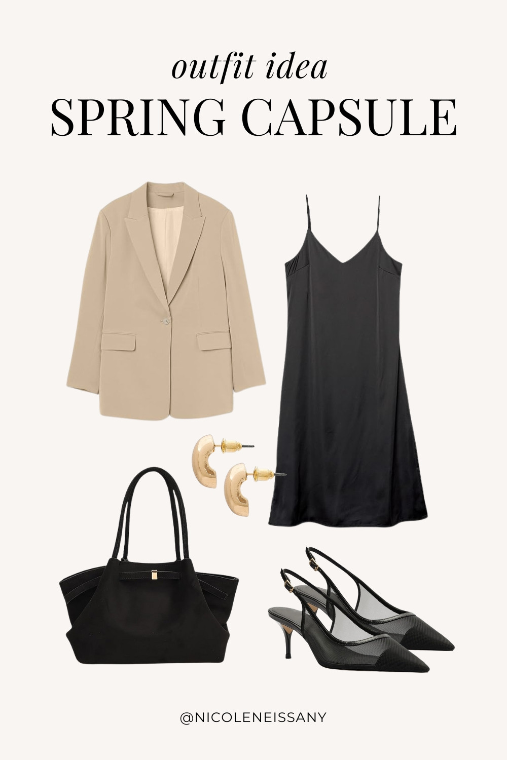 Spring outfit idea featuring my 2025 Spring Capsule Wardrobe staples | casual spring outfit, spring brunch outfit, spring date night outfit, spring date outfit, elevated casual spring outfit, spring work outfit, spring office outfit, casual spring outfit idea, spring outfits, spring shoes, 2025 spring trends, 2025 spring fashion trends, neutral capsule wardrobe, minimalist capsule wardrobe | blazer jacket, spring blazer, spring jacket, spring outerwear, satin dress, slip dress, midi dress, spring dress, slingback heels, mesh heels, sheer heels, kitten heels, gold teardrop earrings, tote bag, spring bag trends, spring bags

#LTKSpring #LTKPetite #LTKTravel #LTKSaleAlert #LTKShoeCrush #LTKWorkwear #LTKFindsUnder100 #LTKStyleTip #LTKFindsUnder50 #LTKSeasonal 

 