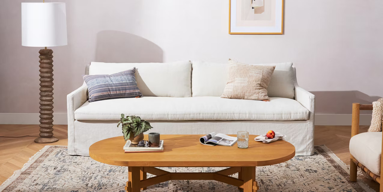 Amber Lewis for Anthropologie Keane Slipcover Sofa | Anthropologie (US)