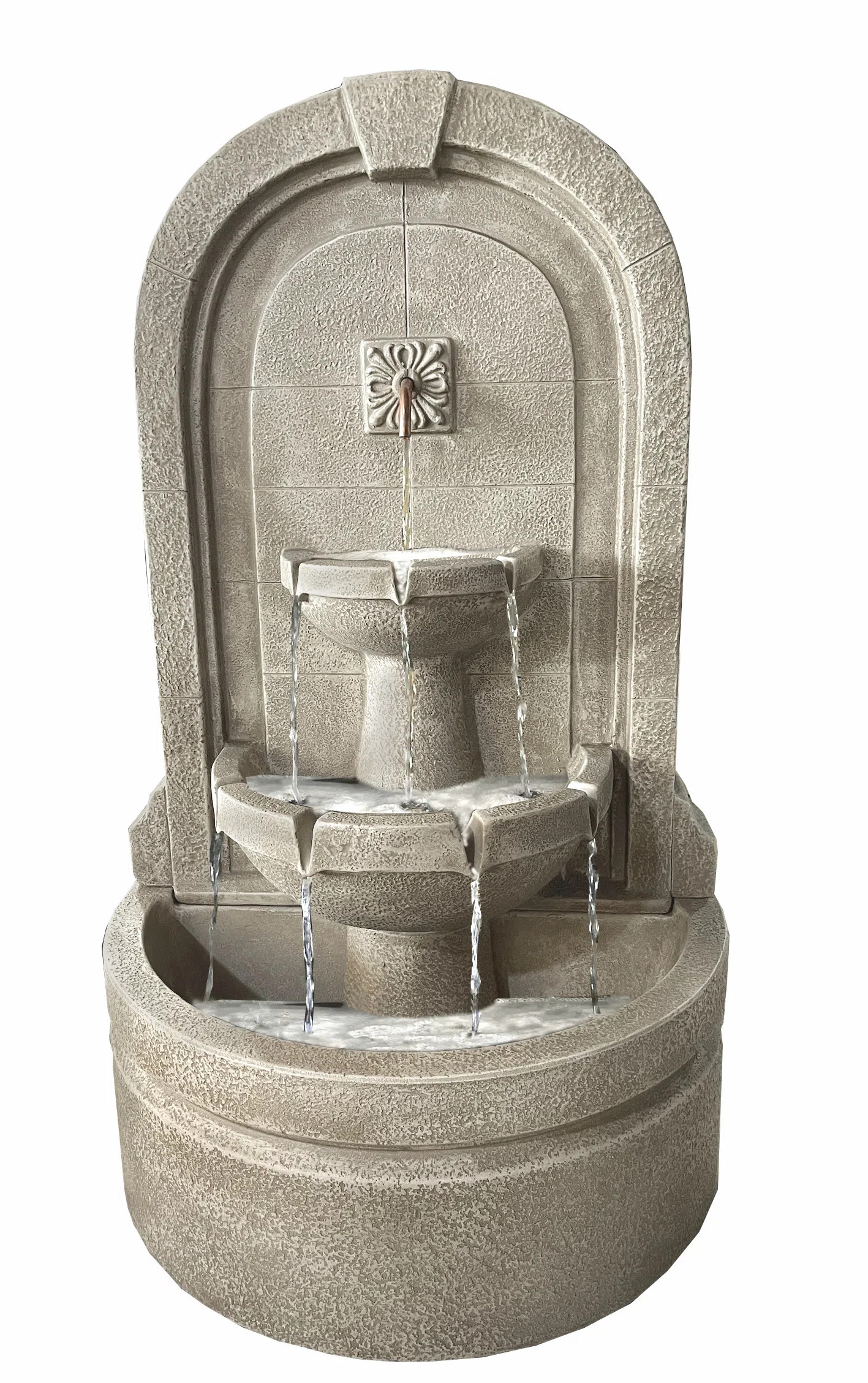TruCast Versilia Wall Fountain with Light | Wayfair North America