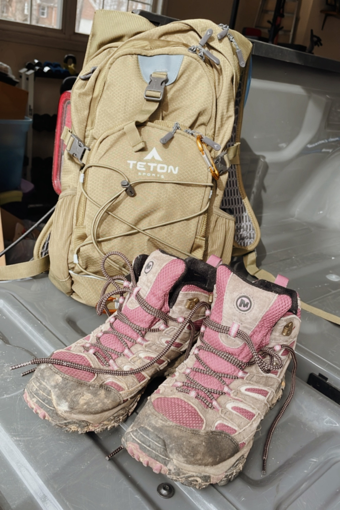 Hiking boots. Hiking gear. Hiking backpack. Hydration backpack  

#LTKshoecrush #LTKfit