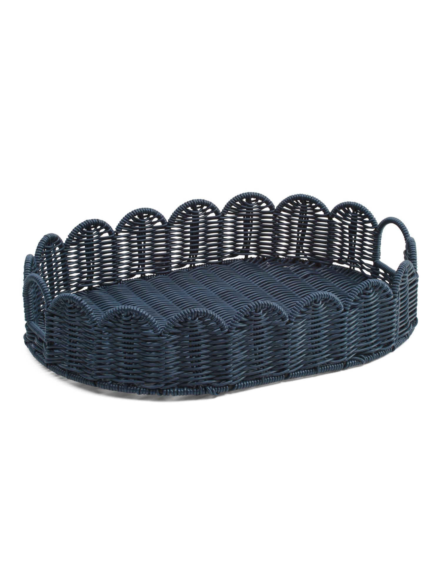 19in Oval Scalloped Edge Tray | Outdoor Entertaining | Marshalls | Marshalls