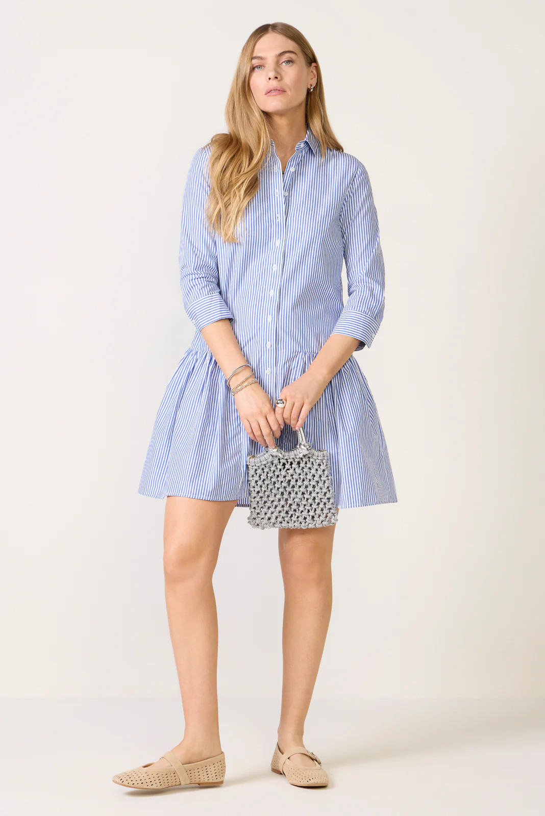 The Drop Waist Shirt Dress | Evereve