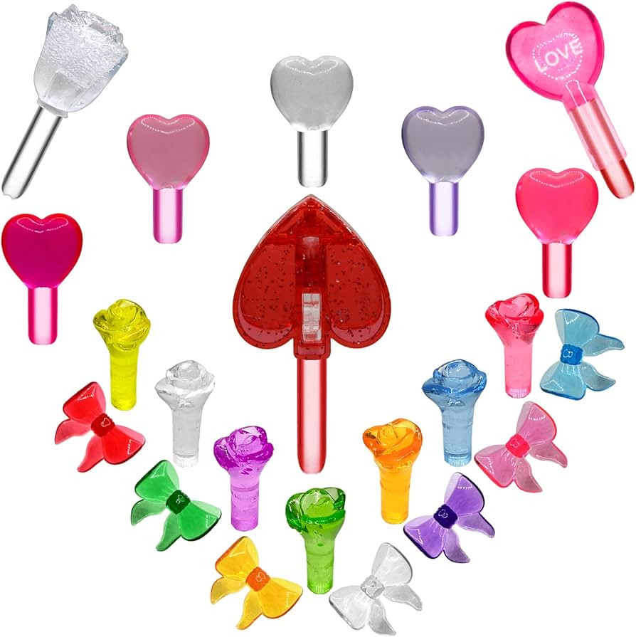 Ceramic Valentine's Day Trees Replacement Lights Bulbs/Medium Christmastree Pegs Ornaments - Rose... | Amazon (US)
