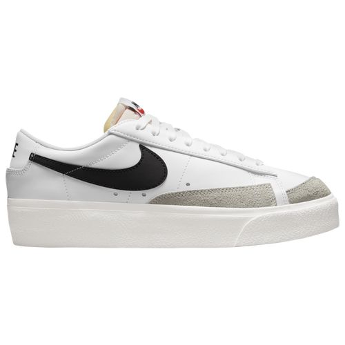 Nike Womens Nike Blazer Low Platform - Womens Shoes White/Black Size 08.5 | Foot Locker (US)