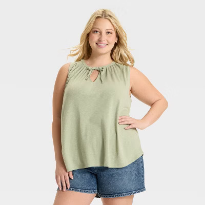 Women's V-Neck Swing Blouse - Ava & Viv™ | Target