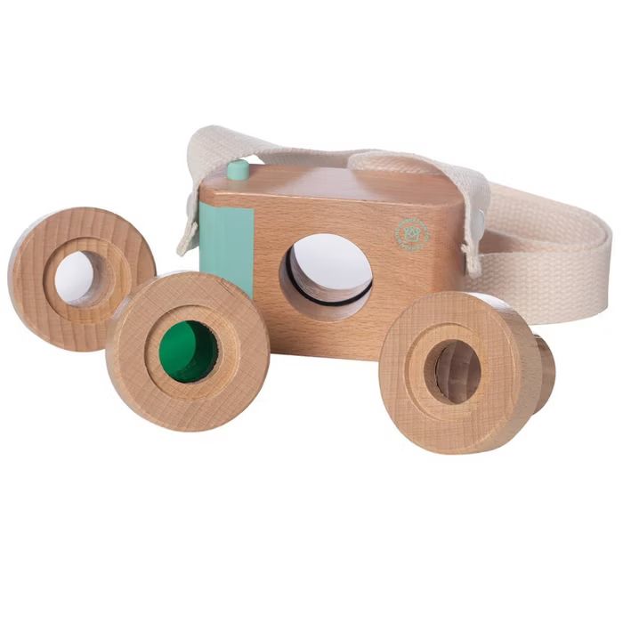 The Manhattan Toy Company Camp Acorn - Wood Camera | Target