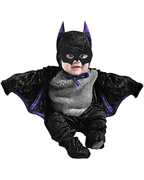 Kids Halloween Bats Outfit Toddler Baby Boy Girl Halloween Romper Unisex Bodysuit Shirt Jumpsuit ... | Amazon (US)