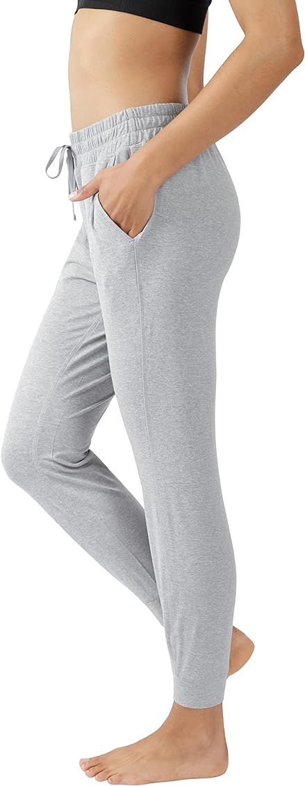 90 Degree By Reflex Soft and Comfy Lounge Pants - Womens Hacci Jogger | Amazon (US)