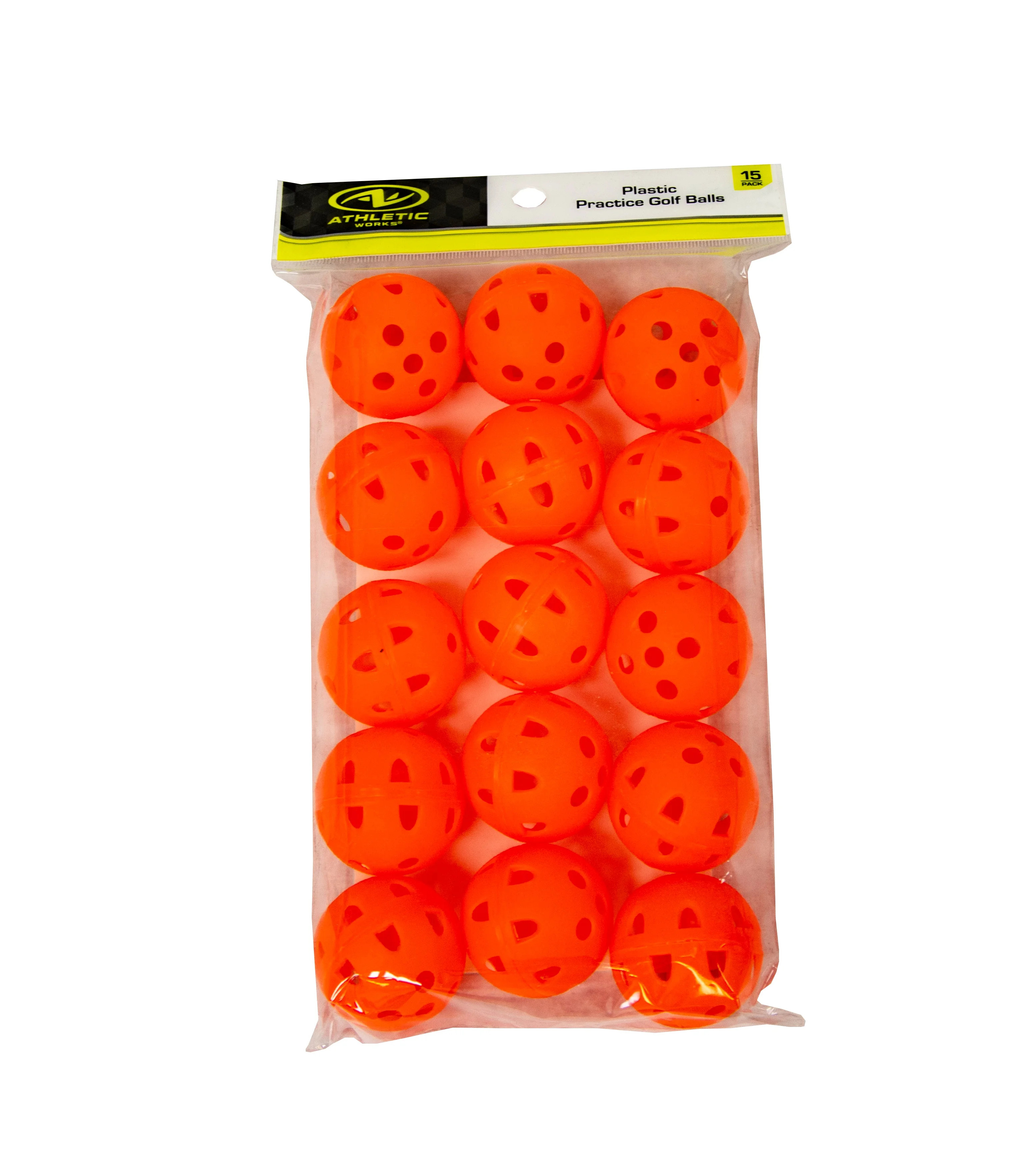 Athletic Works 15Pk Practice Golf Balls Orange | Walmart (US)
