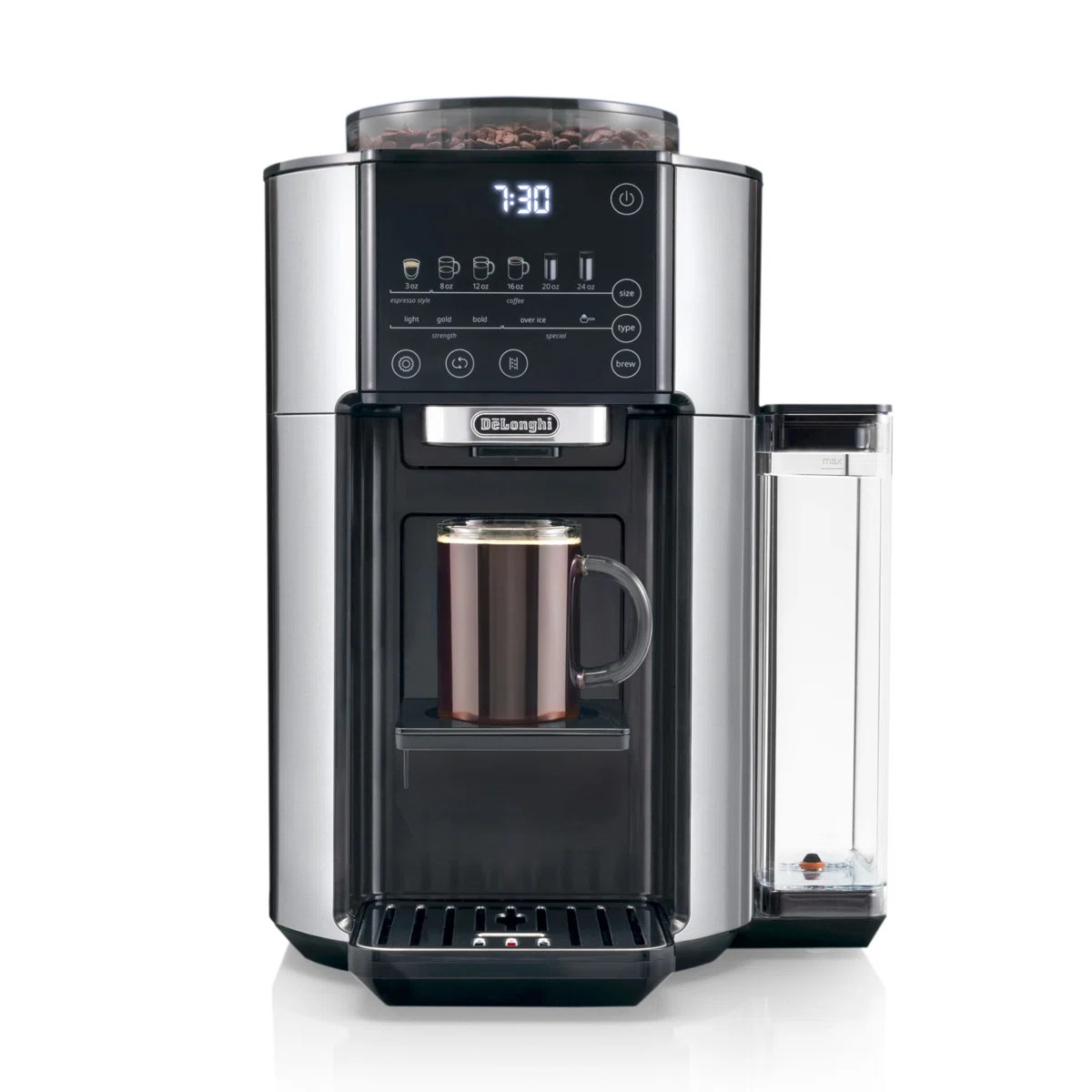 TrueBrew™ Automatic Single-Serve Drip Coffee Maker with Built-In Grinder and Bean Extract Techn... | Wayfair North America