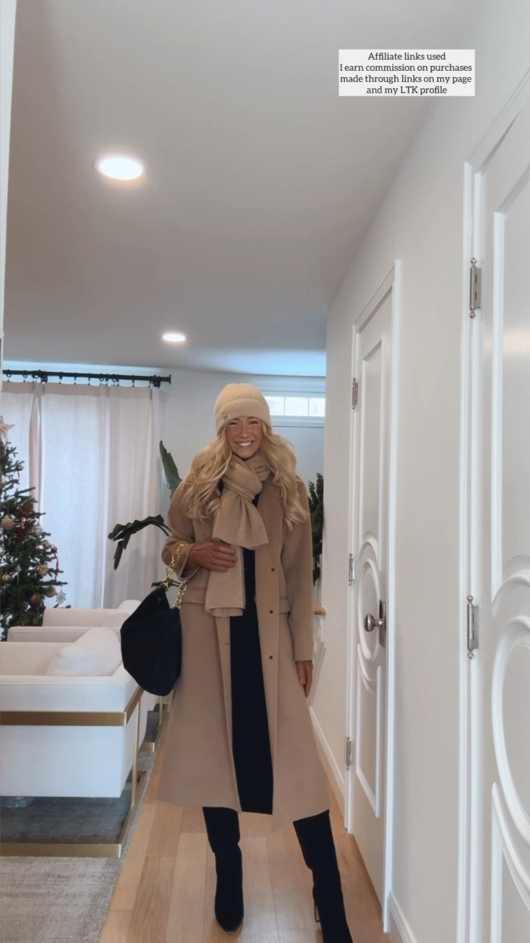 Cute winter outfits

Camel coat
Zara sweater dress
Neutral style 