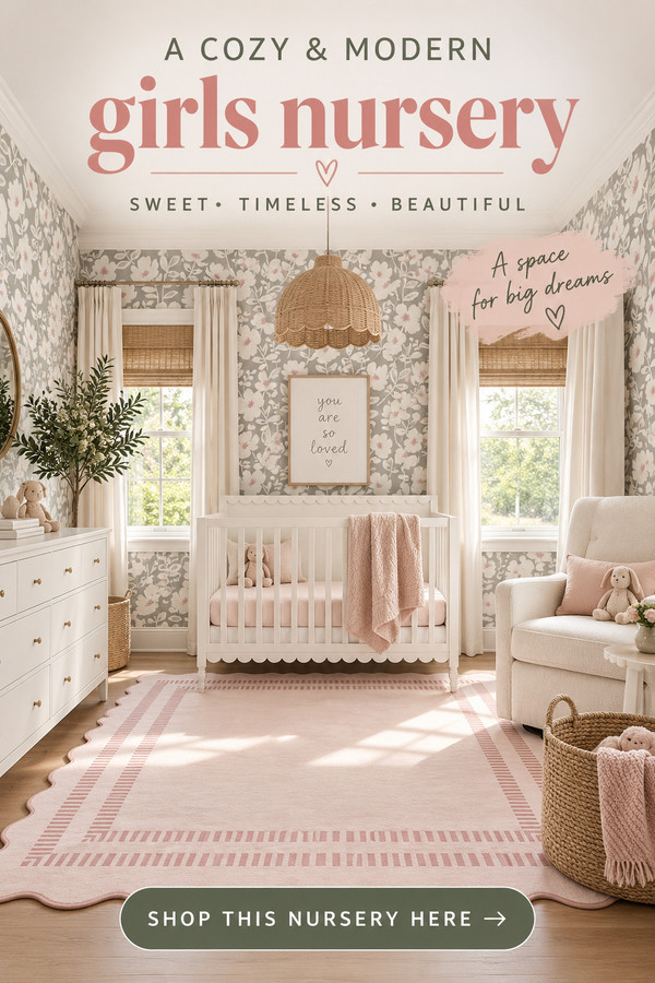 Looking for baby girl nursery ideas that feel cozy, modern, and timeless