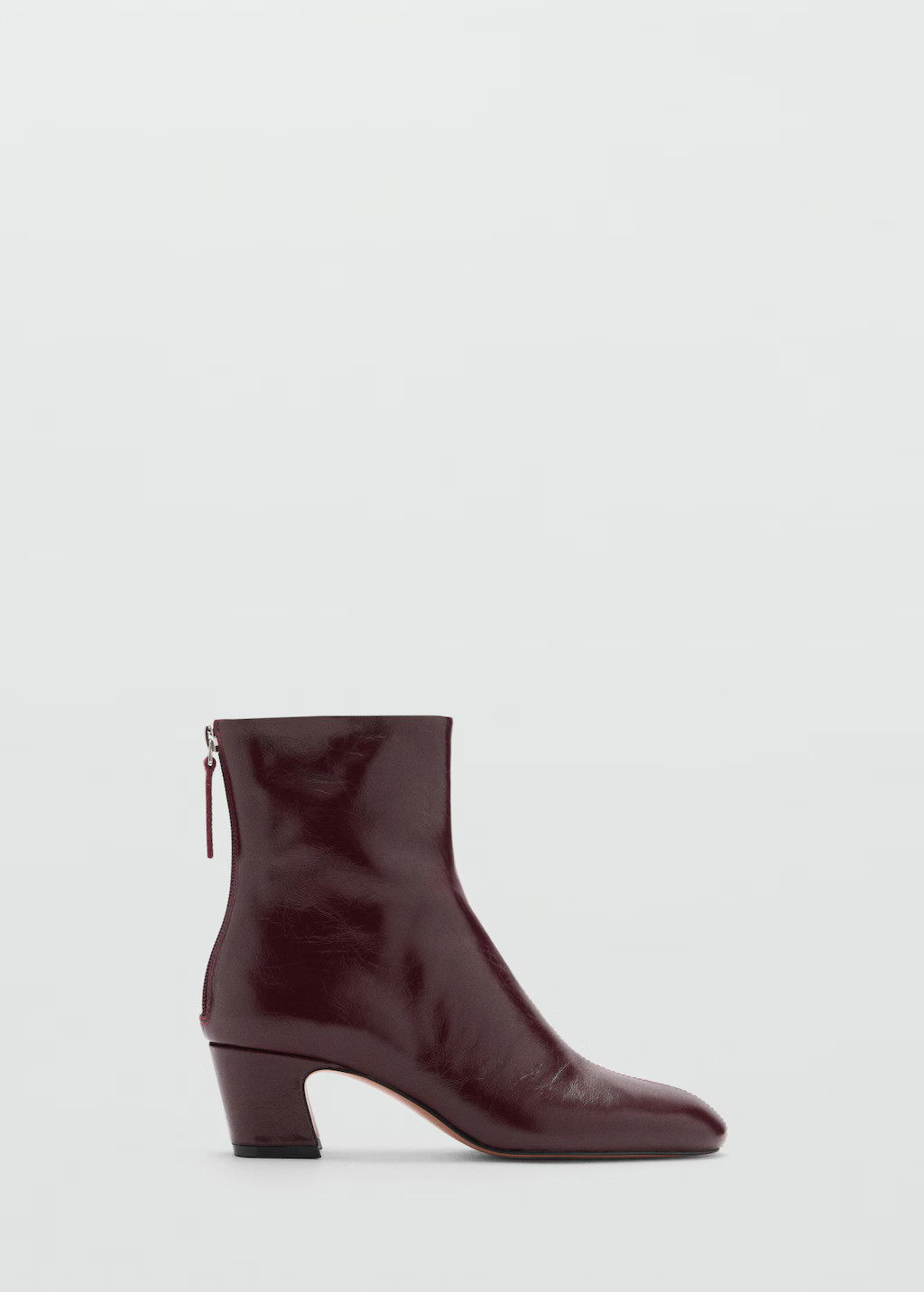 Zipped leather ankle boots - Women | MANGO USA | Mango (US/MX/AU)
